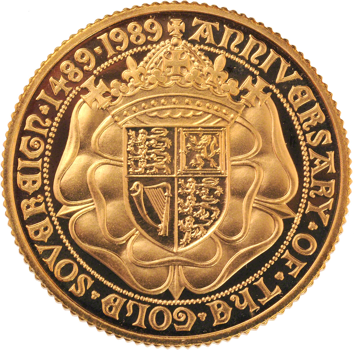Reverse Face of a 1989-Gold-Sovereign